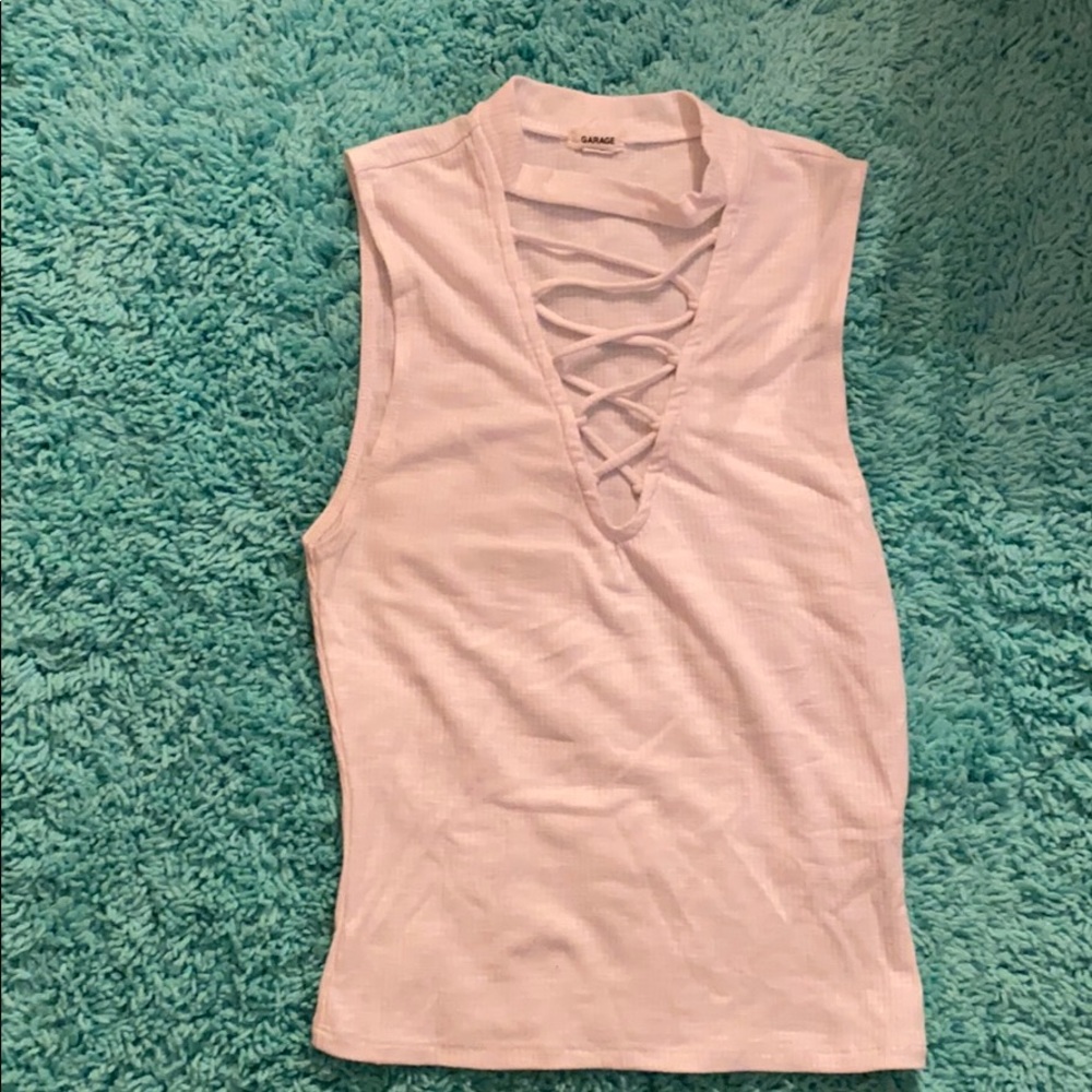 High Neck Crop Top